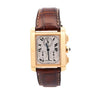 Cartier 18k Gold Tank Francaise Chronograph XL Uhr