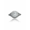 1 Carat Natural Diamond in Art Deco 14k White Gold Engagement Ring