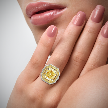 10.88 Carat Radiant Cut Fancy Yellow Diamond | GIA Certified – Assay Jewelers
