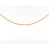 14K Solid Yellow Gold Thin 1-1.5MM Rope Chain Cable Choker Necklace 15-18"