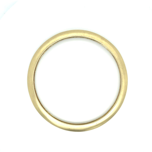 14K Yellow Gold MIGNON FAGET signed Bangle Bracelet
