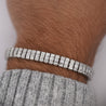 16 Carat Baguette Cut Diamond 18K White Gold Multi-Link Bracelet