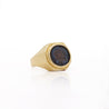 18K Gold Early Christian Roman Biblical Coin Men's Ring