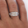1.95 Carat Faint Brown, White, & Black Diamonds Men's Ring