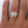 1.95 Carat Faint Brown, White, & Black Diamonds Men's Ring