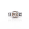 1.95 Carat Faint Brown, White, & Black Diamonds Men's Ring