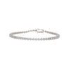 2-10 Carat Natural Diamond 3-Prong 14k Tennis Bracelet