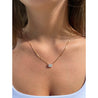 2 Carat Radiant Cut Solitaire Floating Lab Diamond Necklace