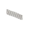 25 Carat Total Round Cut Natural Diamond Bezel Set Link Bracelet in 18K White Gold