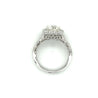 2.16 Carat Natural Round Diamond Ring & Diamond Halo with Diamond Side Stones