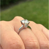 2.50 carat Round Cut Lab Grown Diamond solitaire Engagement Ring