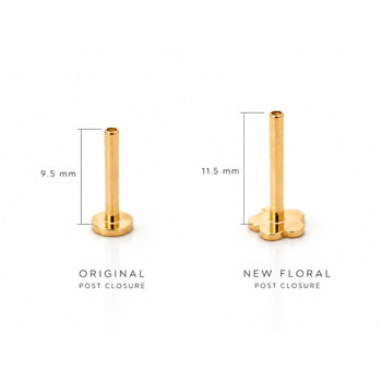 2.5mm Diamond in 14K Gold Flat Back Single Stud Earring – Assay Jewelers