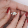 2.61 Carat European Cut M-N/VS1 Diamond Vintage Art Deco Engagement Ring