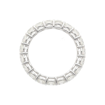 Bague alliance en diamant naturel de 3 carats en or blanc 18K ou platine, taille 4-10 – Assay Jewelers