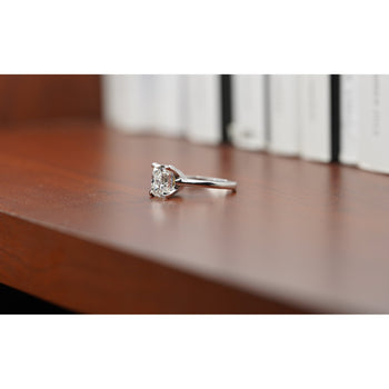 3 carat, G, VS2, IGI Certified Elongated Cushion Lab Diamond Ring – Assay Jewelers