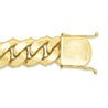 30Ct Diamond 14K Yellow Gold Miami Cuban Link Chain Bracelet