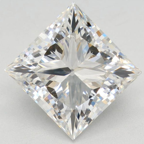 VS2 Princess Cut Lab Grown Diamond CVD Loose