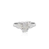 3.06ct Heart Cut K/VS2 GIA Certified Platinum Engagement Ring