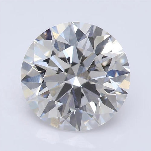 3.14 Carat, Round Cut, H Color, VS2 Clarity Loose Lab Grown Diamond CVD