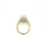 3.40 Carat Round Cut F/VS2 Lab Grown Diamond Solitaire Ring in 14K Yellow Gold