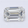 3.41 Carat Emerald Cut Lab Grown Diamond in Solitaire 14k White Gold Ring