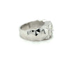 4 Carat Octagon Cut Lab Grown Diamond Bezel Set Mens Ring In Platinum