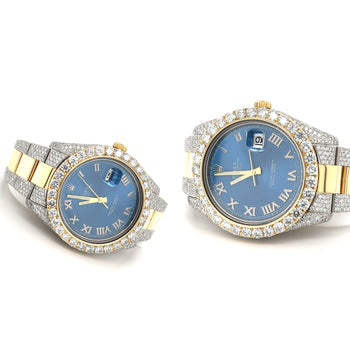 42mm Mens Rolex DateJust 2-Tone With Diamond Bezel/Bracelet – Assay Jewelers