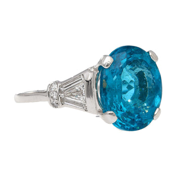 5.87 Carat Apatite and Diamond Platinum Cocktail Ring – Assay Jewelers