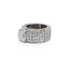 6.65 Carat Lab Grown & Natural Diamond in 14K White Gold Cluster Ring