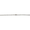 9-5 Carat Round & Emerald Cut Center Lab Diamond Tennis Bracelet in 18K