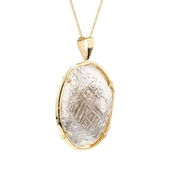 Atocha Shipwreck 8 Reale Coin Pendant 14K Gold Bezel Necklace – Assay Jewelers