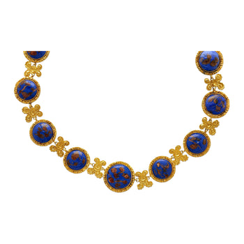 txt
14k 與 18K 金藍色青金石河流式項鍊 – Assay Jewelers