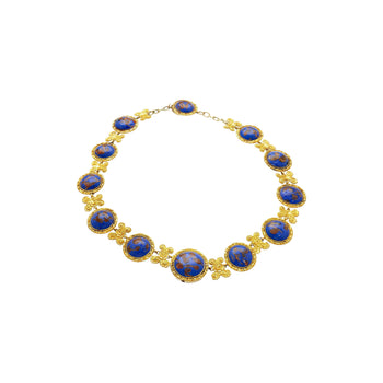 alt
14K 與 18K 金藍色青金石 Reviere 項鍊 – Assay Jewelers