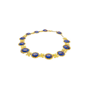 14k 與 18K 金藍青金石 Rivière 項鍊 – Assay Jewelers