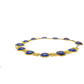 alt
14k 與 18K 金藍色青金石 Reviere 項鍊 – Assay Jewelers