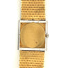 Bueche Girod Mens Square Watch in 18k gold & Diamond Bezel