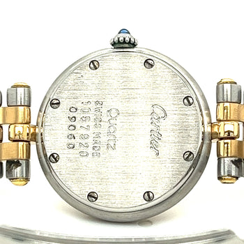 Cartier Panthere 1057920 Vendome 18k Gold Steel Champagne Dial Ladies Watch – Assay Jewelers