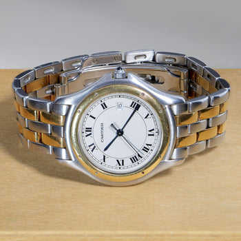 Cartier Panthère Cougar 187904 33mm Two-Tone 18K Circa 1990 Watch – Assay Jewelers