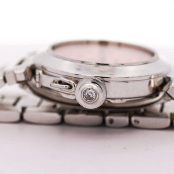 Cartier Pasha 2308 Diamond 18K White Gold Pink Dial Bracelet Automatic Watch – Assay Jewelers