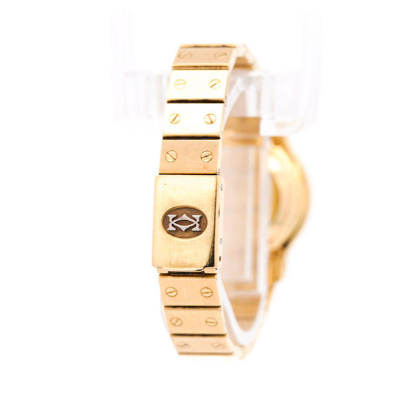 Cartier Santos Automatic 18K Gold 25mm Dial 60045 Ladies Watch