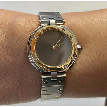 Cartier Santos Ronde Quartz 27mm Two Tone Watch – Assay Jewelers