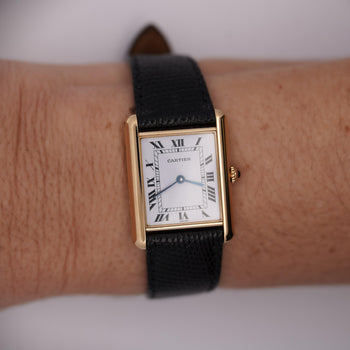 Cartier Tank Large 18K Gold Quartz 25mm Watch – Assay Jewelers