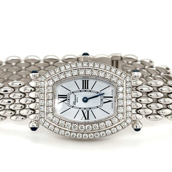 Chopard montre Classique femme 10/6560-23 avec lunette sertie de diamants en or blanc 18k – Assay Jewelers