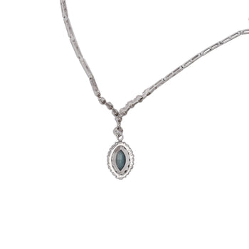 GIA Certified 0.61 Carat Marquise Alexandrite Diamond Platinum Drop Necklace – Assay Jewelers