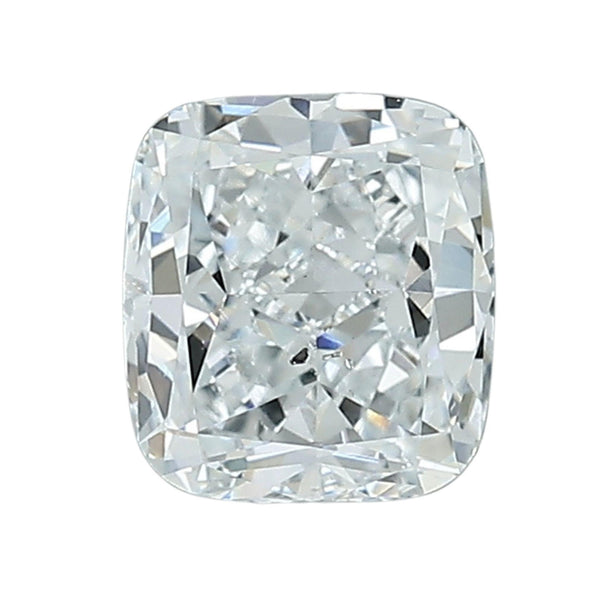 GIA Certified 1.50 Carat Fancy Light Greenish Blue Cushion Cut Loose Diamond