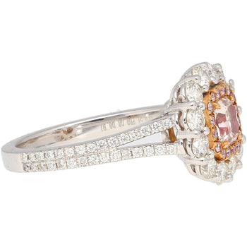 GIA Certified 1.51 CTTW Fancy Light Brown Pink Internally Flawless Diamond Ring – Assay Jewelers