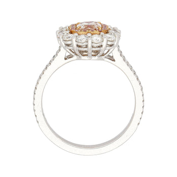 GIA Certified 1.51 CTTW Fancy Light Brown Pink Internally Flawless Diamond Ring – Assay Jewelers