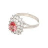 GIA Certified 1.63ct Padparadscha Sapphire & Diamond Ring