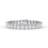 GIA Certified 46 Carat Radiant Cut Lab Grown Diamond Tennis Bracelet