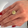 GIA Certified 4.65 Carat Fancy Deep Yellow SI1 Old Euro Cut Loose Diamond
